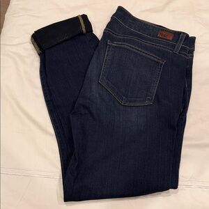 PAIGE Women’s Dark Indigo Skinny Jeans